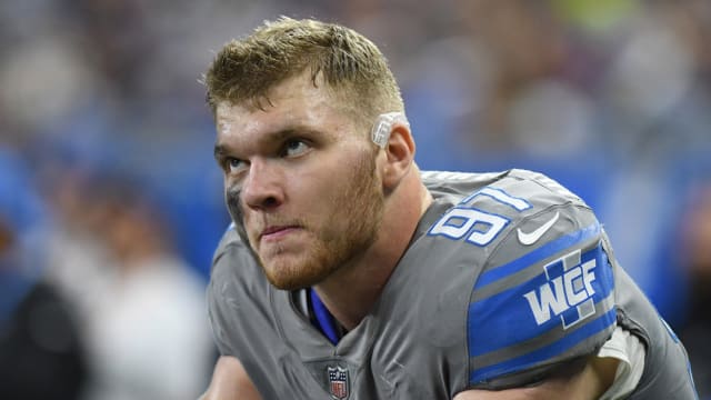 Detroit Lions defensive end Aidan Hutchinson